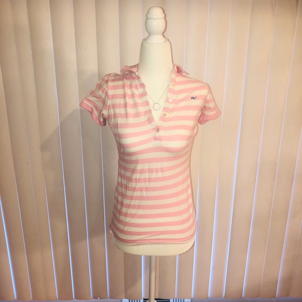 Vineyard Vines Pink Button Up Shirt